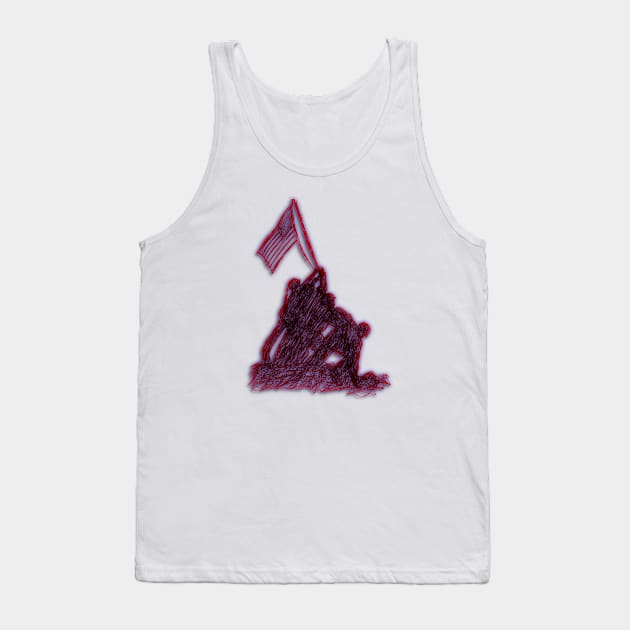 Iwo Jima - Small Design Tank Top by Aeriskate